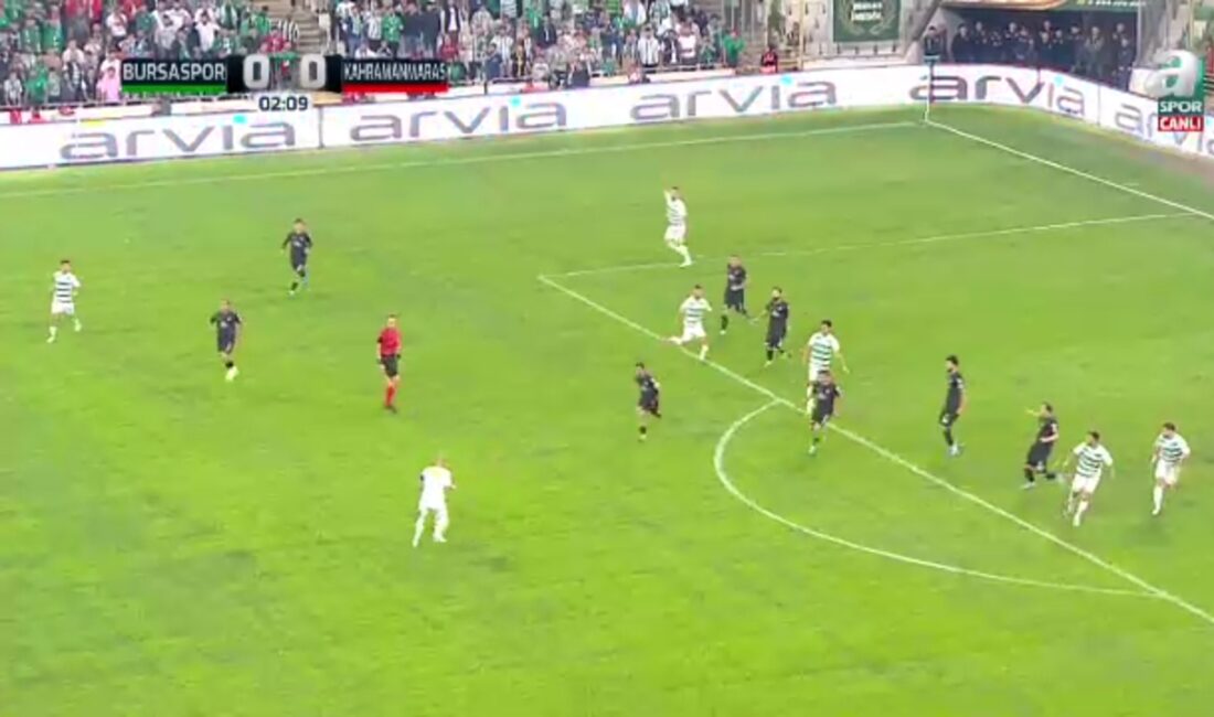 TFF 3. Lig’in 6. hafta mücadelesinde Kahramanmaraşspor, deplasmanda Bursaspor’a 3-0