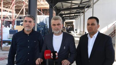 Sebze Meyve Hali’ni ziyaret ederek alanda yürütülen çalışmaları yerinde inceleyen