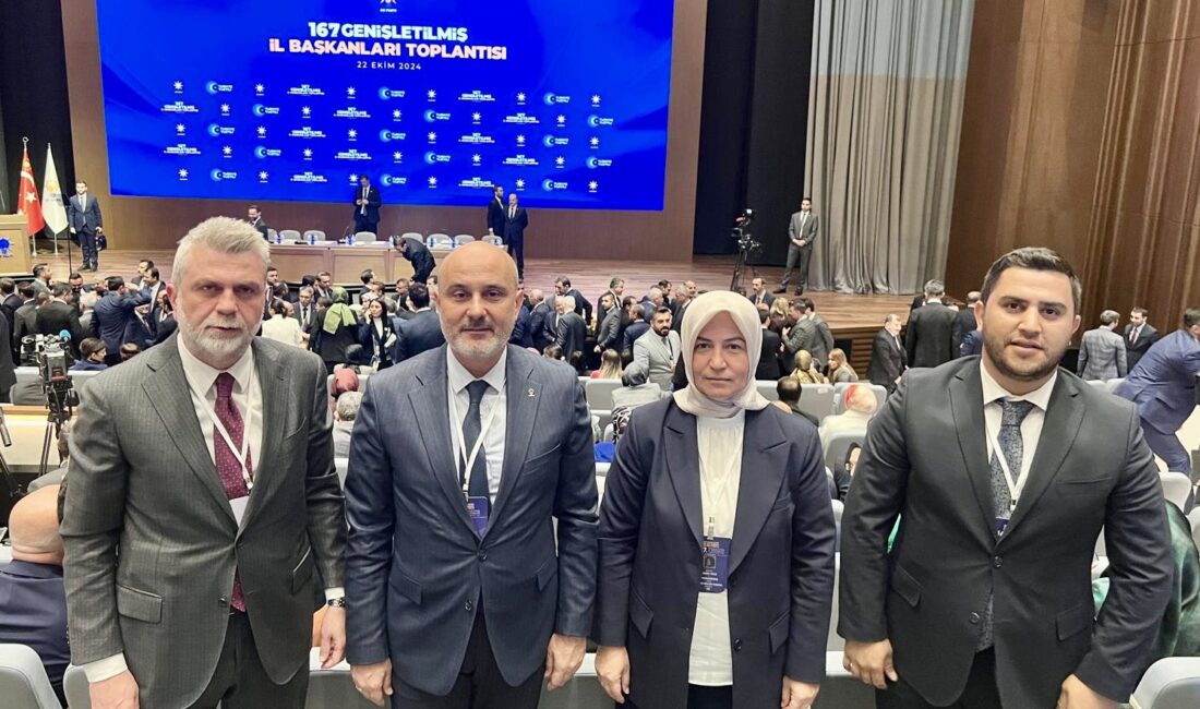 AK Parti 167. Genişletilmiş İl Başkanları Toplantısı’na katılan Başkan Görgel,