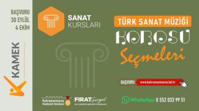 Büyükşehir Belediyesinin Türk Sanat Müziği Korosu’na ön başvurular başladı. Büyükşehir