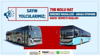 Büyükşehir Belediyesi, Dulkadiroğlu ilçesinde bulunan Erkenez Mahallesi’ne toplu ulaşımı iyileştirmek