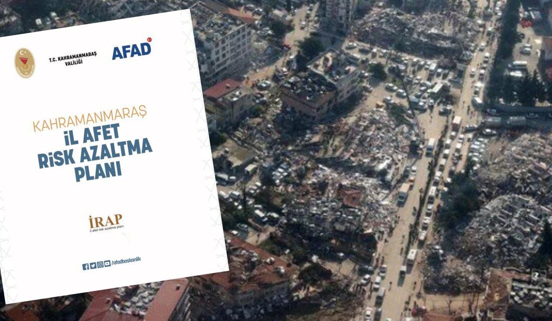“İl Afet Risk Azaltma Planı”, il genelindeki afet tehlikelerinin belirlenerek,