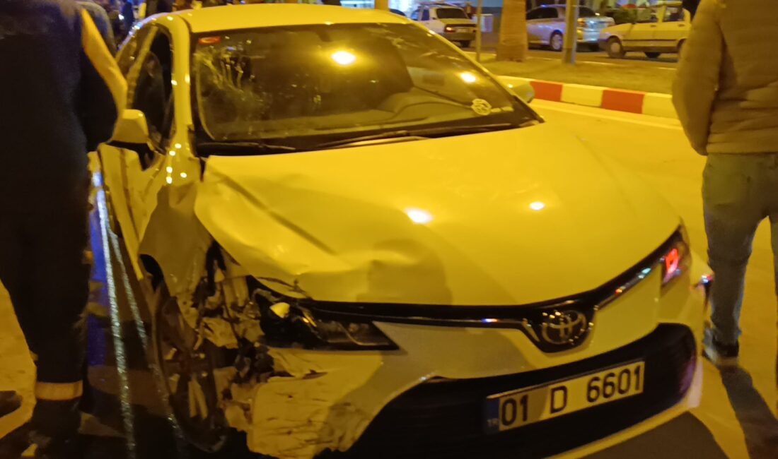 Ali GÖKDAL/ KOZAN (Adana), – ADANA’nın Kozan ilçesinde otomobil ile