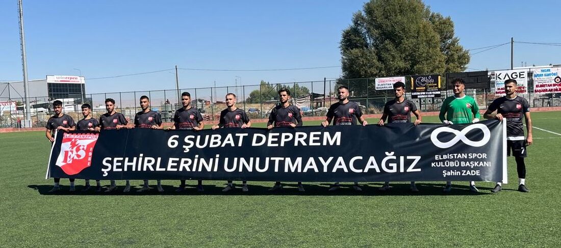 Bölgesel Amatör Ligde mücadele eden Kahramanmaraş temsilcisi Elbistanspor kulübü Şanlıurfa