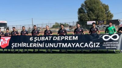 Bölgesel Amatör Ligde mücadele eden Kahramanmaraş temsilcisi Elbistanspor kulübü Şanlıurfa