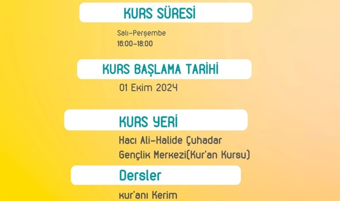 Andırın ilçe Müftülüğü Gençlik Koordinatörlüğü tarafından 7-10 yaş ile Ortaokul