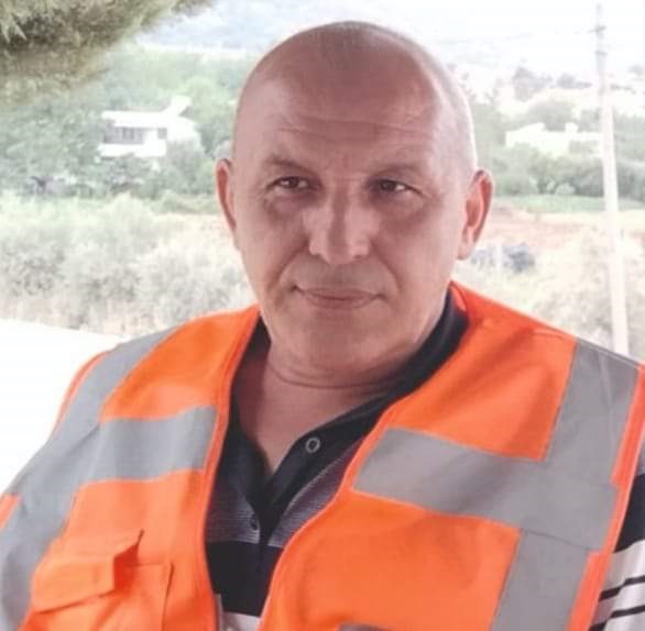 Kamil ŞEKER/DÜZİÇİ (Osmaniye), – OSMANİYE’nin Düziçi ilçesinde şantiyede çalışan işçi