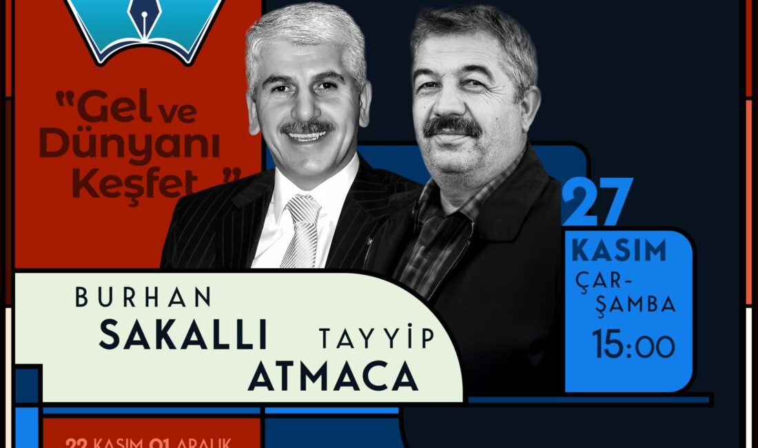 Büyükşehir Belediyesinin 9. Uluslararası Kitap Fuarı’nda 27 Kasım Çarşamba günü