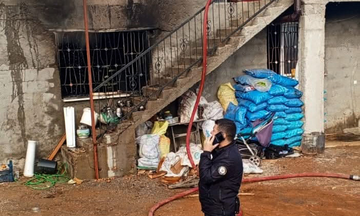 Kadir ÇELİK/NURDAĞI (Gaziantep), – GAZİANTEP’te 2 katlı evin alt katında