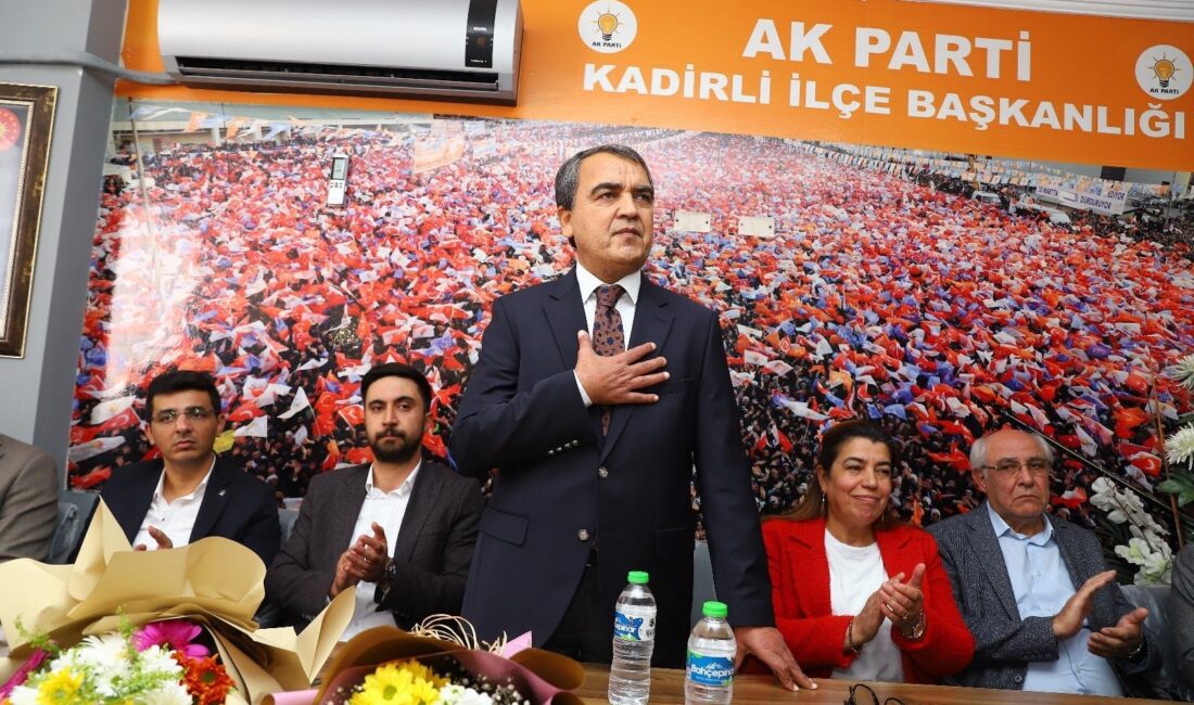 Kadirli Ak Parti İlçe Başkanı Mustafa Gök “Umudun,İcraatın,Geleceğin Adı Ak