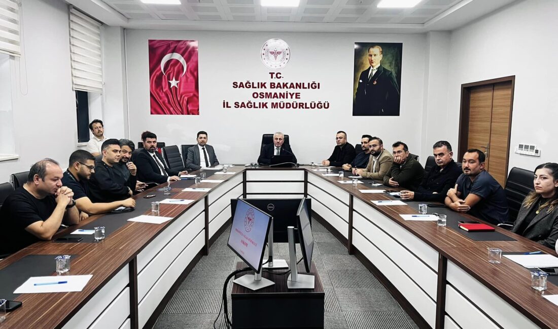 Osmaniye İl Sağlık Müdürü Dr.Fevzi Yavuzyılmaz Başkanlığında Acil Sağlık Hizmetleri