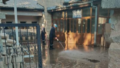 Çağlayancerit Belediye Başkanı Yemliha Göktaş, 6 Şubat Kahramanmaraş depremlerinden etkilenen