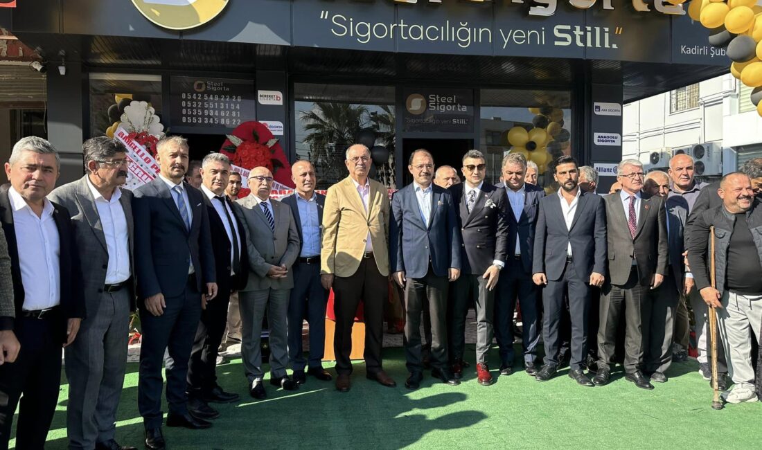 Steel Sigorta ve Reasürans Brokerlik A.Ş., Kadirli’deki yeni şubesinin açılışını