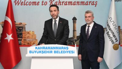 Bir dizi ziyaret ve incelemelerde bulunmak için Kahramanmaraş’a gelen Enerji