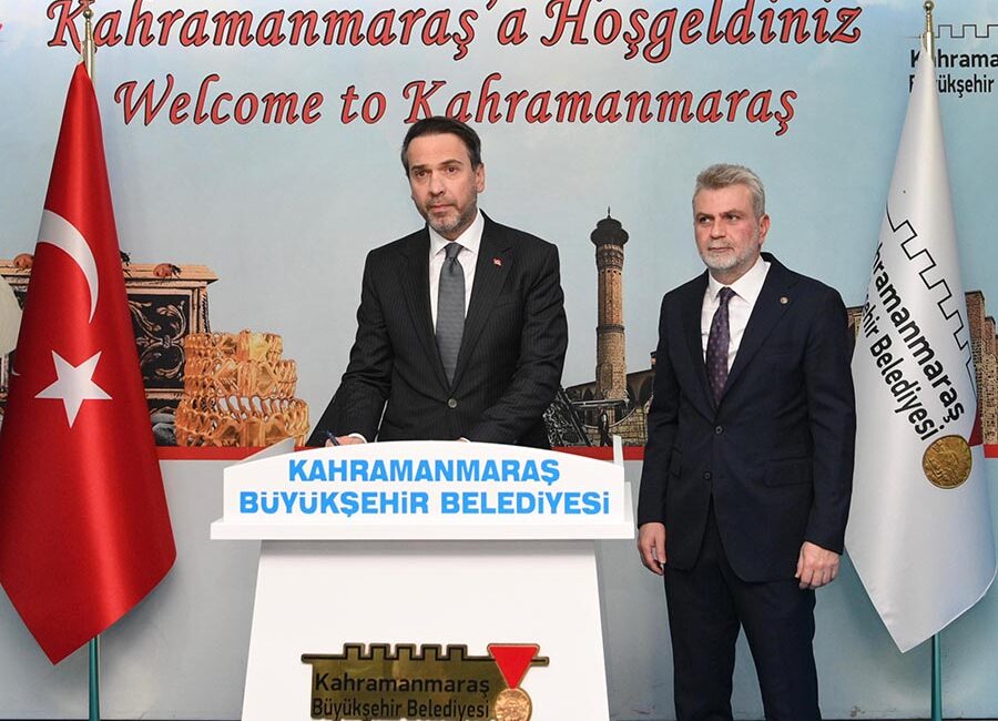 Bir dizi ziyaret ve incelemelerde bulunmak için Kahramanmaraş’a gelen Enerji