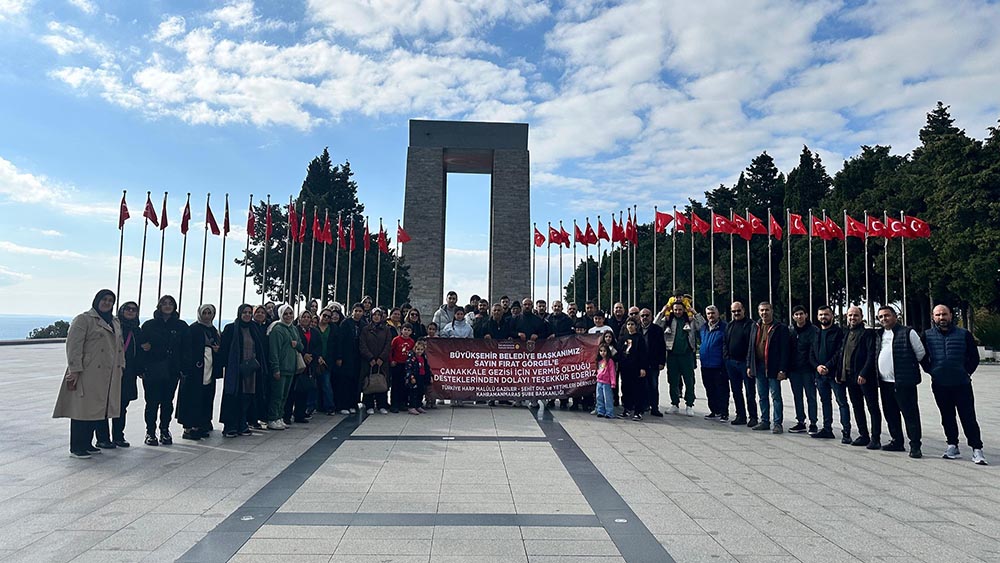 Büyükşehir Belediyesinin şehit yakınları ve gazilere yönelik düzenlediği kültürel gezi