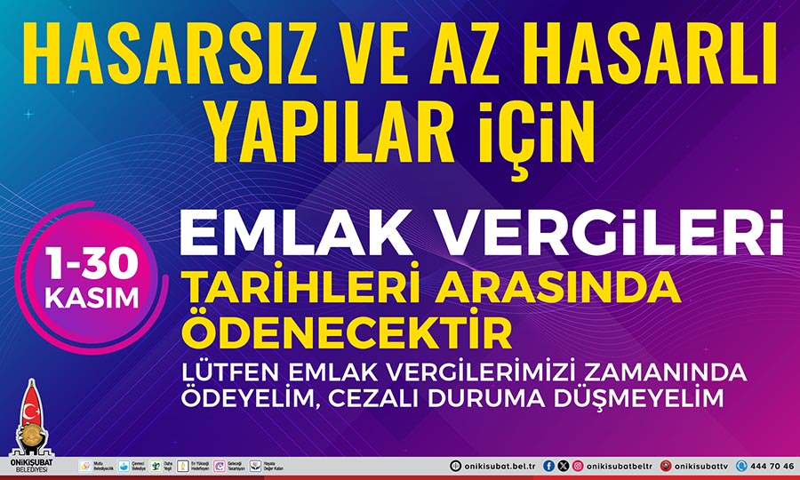 Vatandaş odaklı hizmetleriyle halkın beğenisini kazanan Onikişubat Belediyesi, hizmetlerin kesintisiz