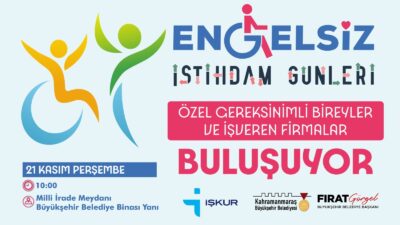 Büyükşehir Belediyesi, özel gereksinimli bireylerin istihdama katılımını sağlamak için “Engelsiz