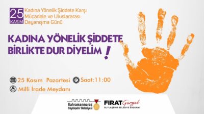 Büyükşehir Belediyesi, Kadına Yönelik Şiddete Karşı Uluslararası Mücadele Günü’nde farkındalık