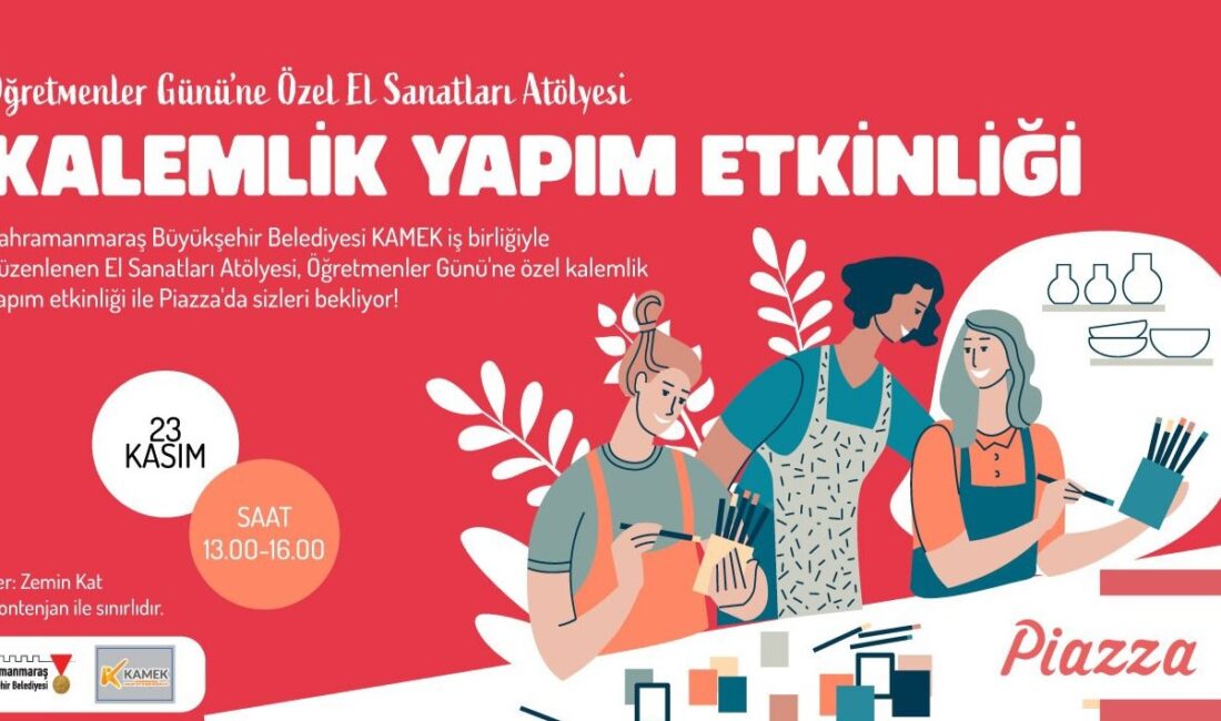 Büyükşehir Belediyesinin Öğretmenler Günü’ne özel 23 Kasım Cumartesi günü Piazza
