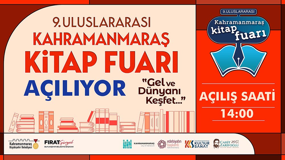 Büyükşehir Belediyesinin düzenlediği 9. Uluslararası Kahramanmaraş Kitap Fuarı, 22 Kasım