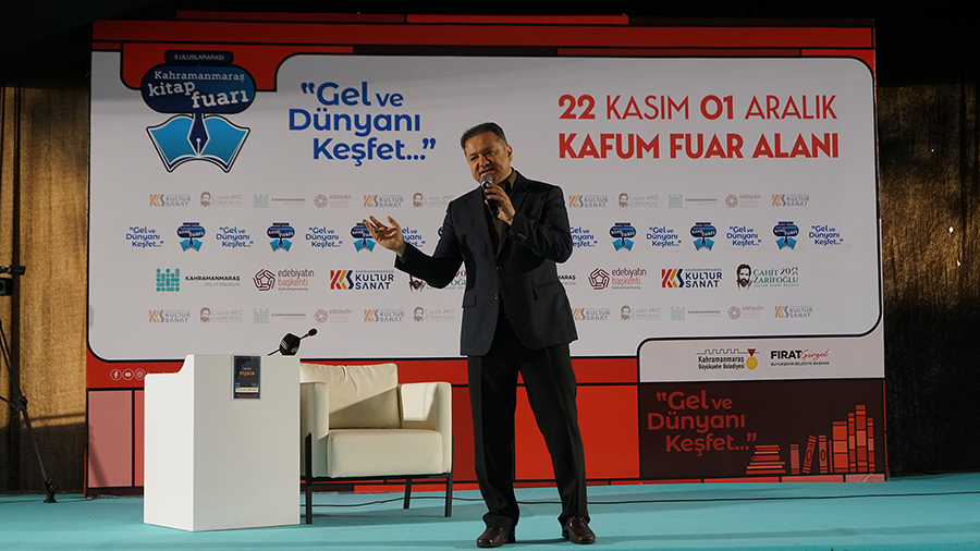 9. Uluslararası Kahramanmaraş Kitap Fuarı’nda Türk edebiyatının ve kültür dünyasının