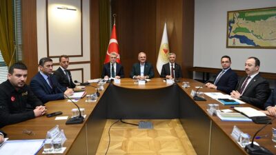 İçişleri Bakan Yardımcısı Münir Karaloğlu ile Afet Koordinasyon Toplantısı’na katılan