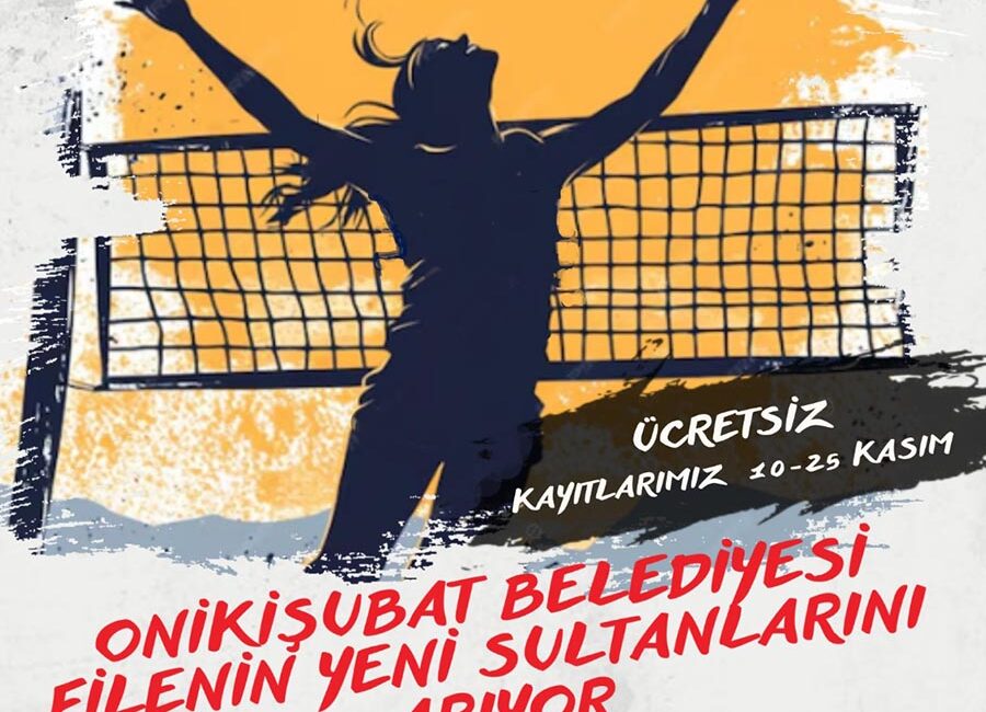 Onikişubat Belediyesi, genç yetenekleri keşfetmek ve voleybol sporuna olan ilgiyi