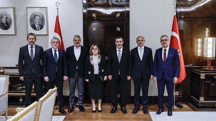 Gaziantep, Malatya ve Hatay Büyükşehir Belediye Başkanları ile Cumhurbaşkanı Yardımcısı
