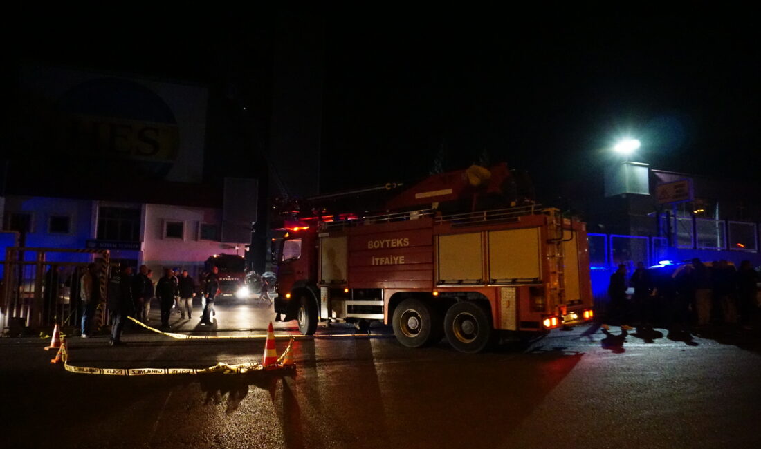 Olcay DÜZGÜN- İlyas KAPLAN/ KAYSERİ, – KAYSERİ’nin Hacılar ilçesinde kablo fabrikasında