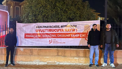 CHP Kadirli İlçe Kolları tarafından uyuşturucuya karşı farkındalık oluşturmak amacıyla
