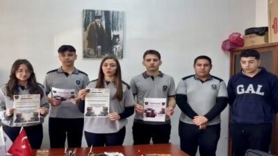 Kahramanmaraş Göksun Anadolu Lisesi, toplumda farkındalık oluşturmak amacıyla "Askıda Kitap"