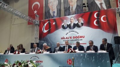 Milliyetçi Hareket Partisi Osmaniye Teşkilatı tarafından Tosyalı Spor salonunda düzenlenen