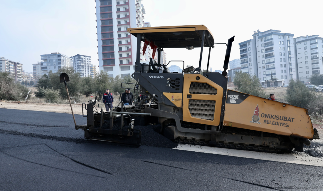 Onikişubat Belediyesi, ilçenin yol kalitesini artırmak ve mahallelerin çehresini yenilemek