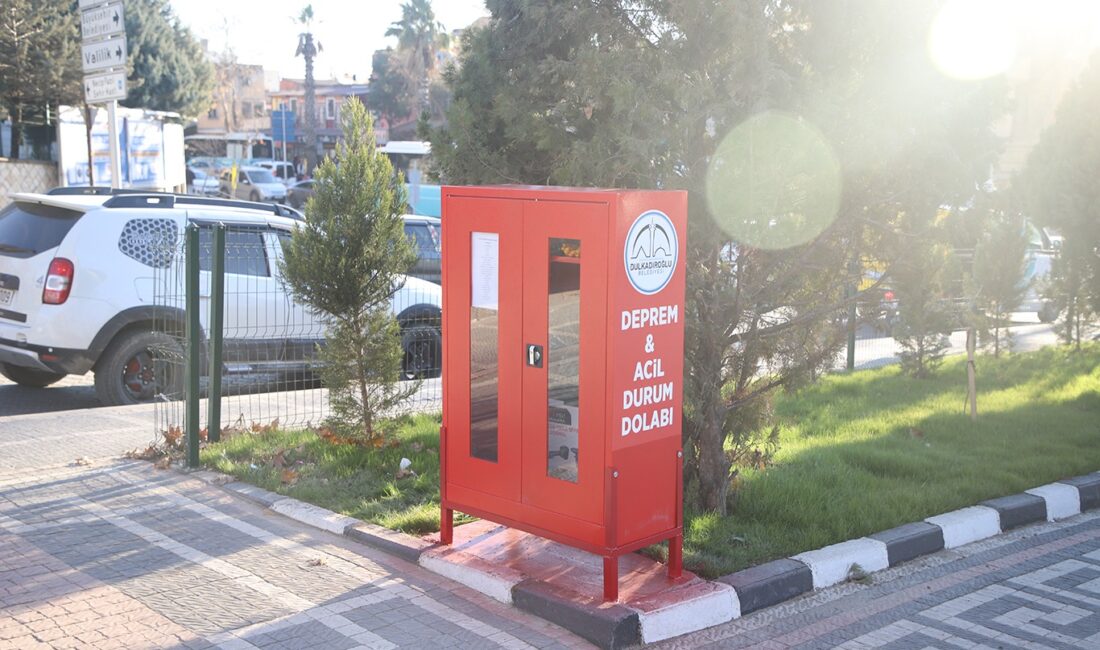 Dulkadiroğlu Belediyesi, ilçedeki toplanma alanları ve parklara Deprem ve Acil