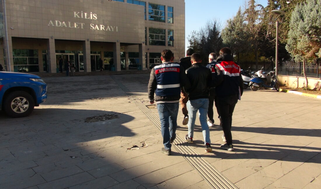 Reşit ÇELEBİOĞLU/KİLİS, – KİLİS’te terör örgütü PKK’ya yönelik operasyonda gözaltına