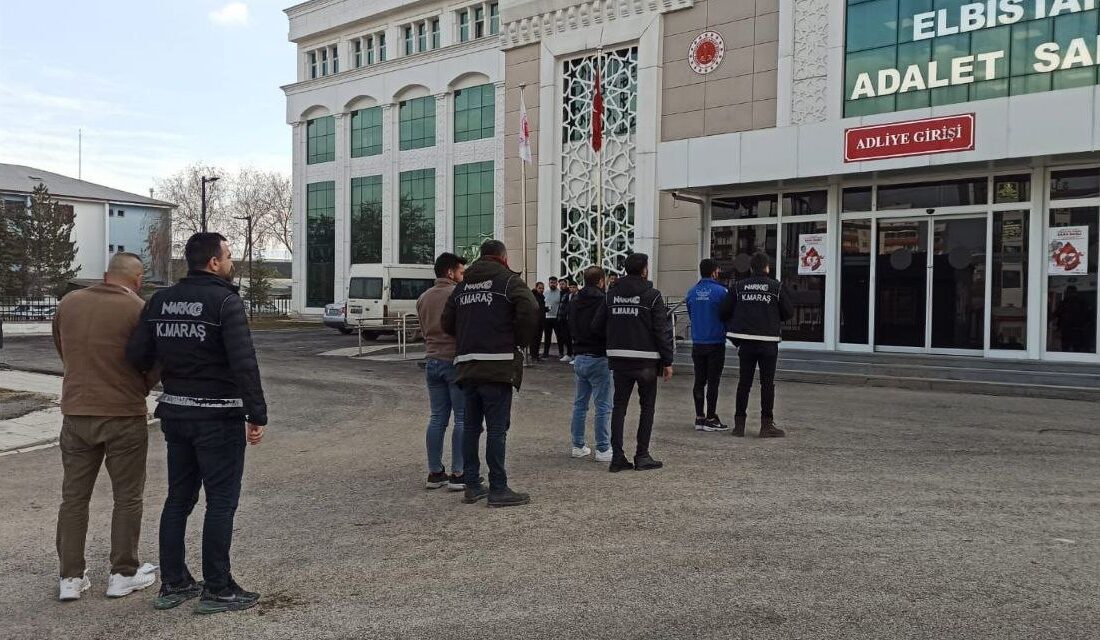 Kahramanmaraş’ın Elbistan ilçesinde, Narkotik Suçlarla Mücadele Büro Amirliği ekipleri tarafından