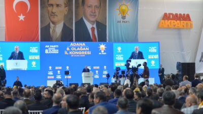 ‘BÜYÜK HEDEFLERİMİZ VAR’ Cumhurbaşkanı Recep Tayyip Erdoğan, Serinevler Spor Salonu’nda