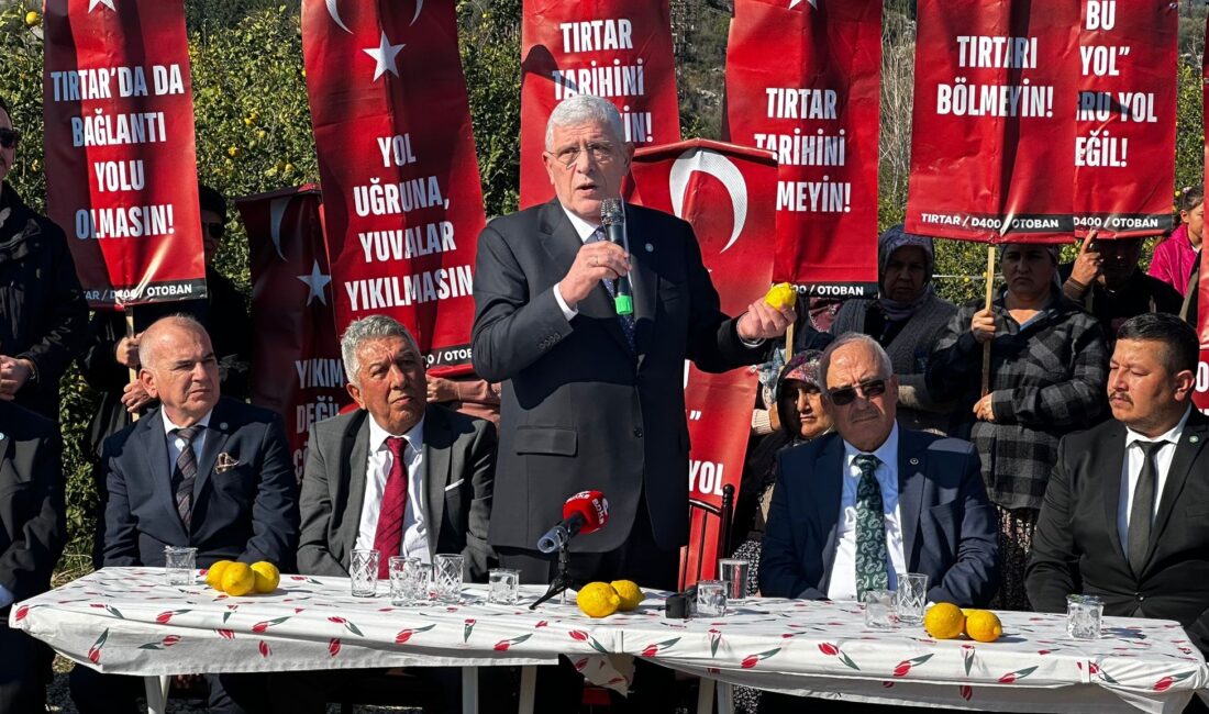 ERDEMLİ’DE VATANDAŞLARLA BULUŞTU İYİ Parti Genel Başkanı Müsavat Dervişoğlu, Erdemli