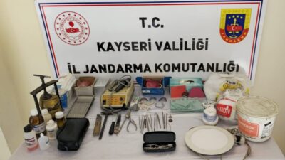 Furkan KAVUKLU/KAYSERİ, – KAYSERİ’de, diploma ve belgesi olmadığı halde diş
