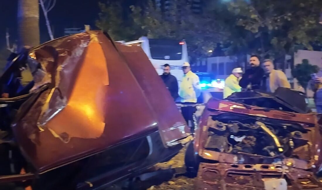ADANA, – ADANA’da kontrolden çıkıp, refüjdeki aydınlatma direğine çarparak ortadan