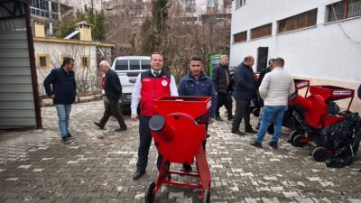 Kahramanmaraş’ın Andırın ilçesinde, Verimli Yetiştiricilik Projesi kapsamında 20 yem kırma