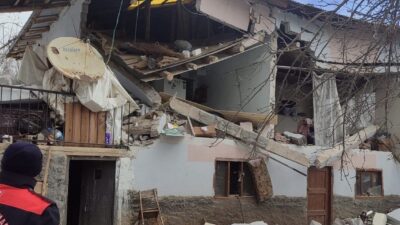 Kahramanmaraş’ın göksun ilçesinde mutfak tüpünün patlaması sonucu 1 kişi hafif