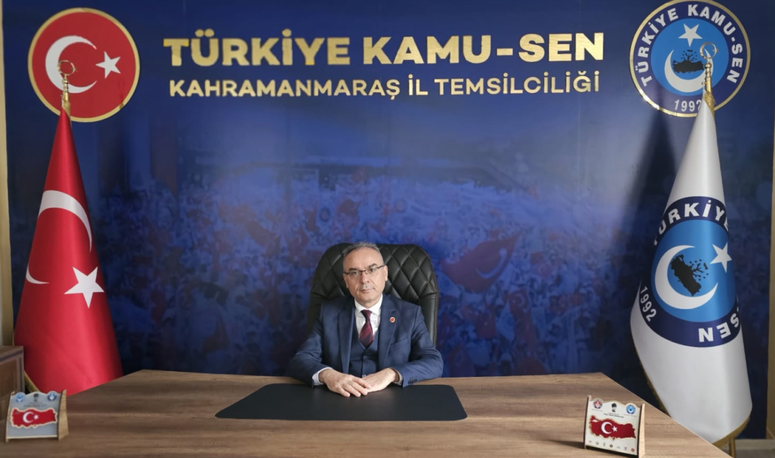 Türk Sağlık-Sen Kahramanmaraş Şube Başkanı Mehmet Özer, 2025 yılının devletimiz