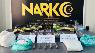 Reşit ÇELEBİOĞLU/KİLİS, – KİLİS’te, polis ekiplerinin düzenlediği uyuşturucu operasyonunda gözaltına