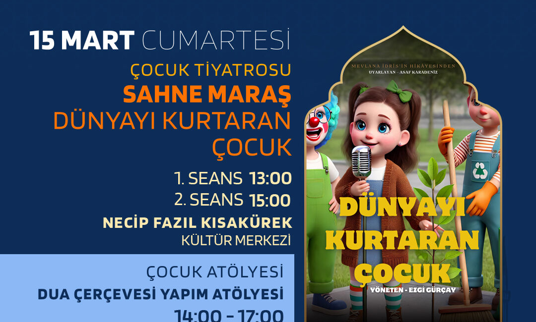 Büyükşehir Belediyesi, Ramazan etkinlikleri kapsamında 15 Mart Cumartesi günü NFK