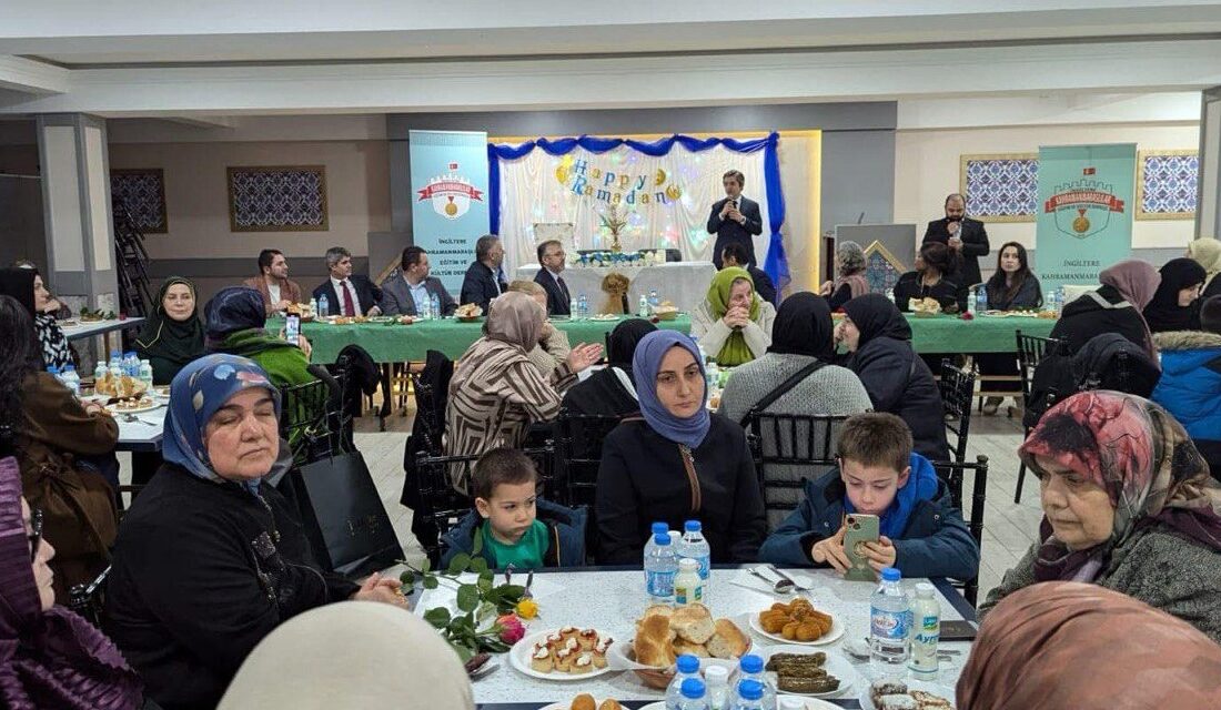 İngiltere Kahramanmaraşlılar Eğitim ve Kültür Derneği, iftar programı düzenledi.
