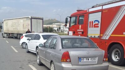 Kahramanmaraş’ta yaşanan zincirleme trafik kazasında 1 kişi hafif yaralandı. 