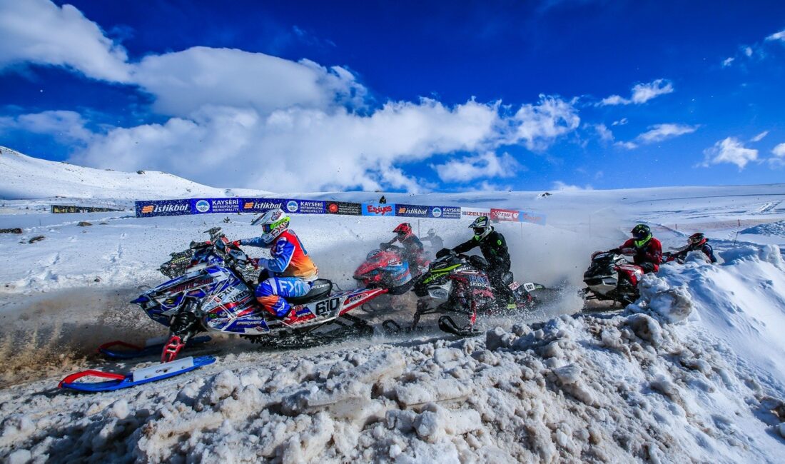 Erciyes’te Dünya Kar Motosikleti Şampiyonası heyecanı başladı – Kar Kaplanları