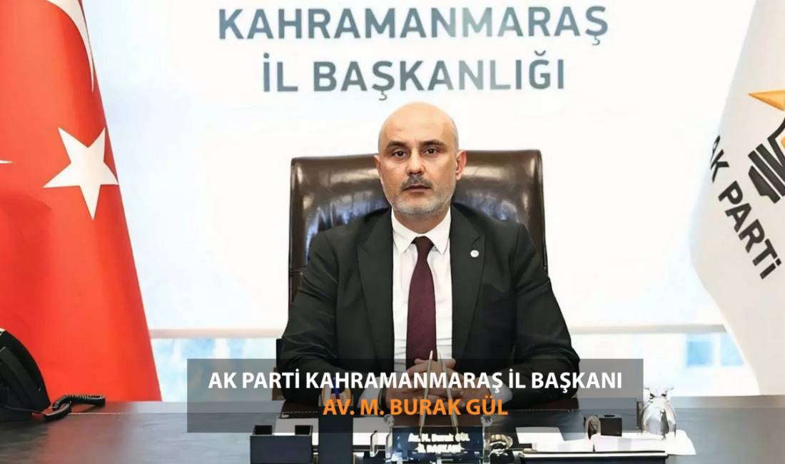 AK Parti İl Başkanı M.Burak Gül, CHP Cumhuriyet Halk Partisi'nin
